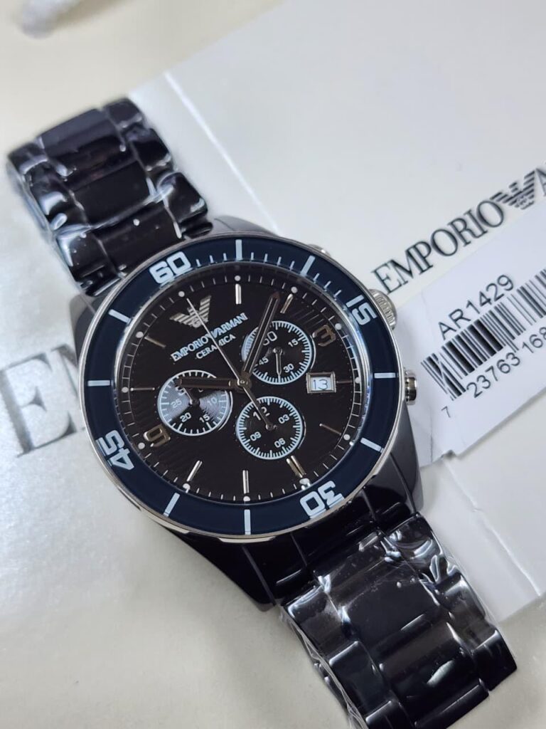 Emporio Armani AR1429 Black Ceramic Watch
