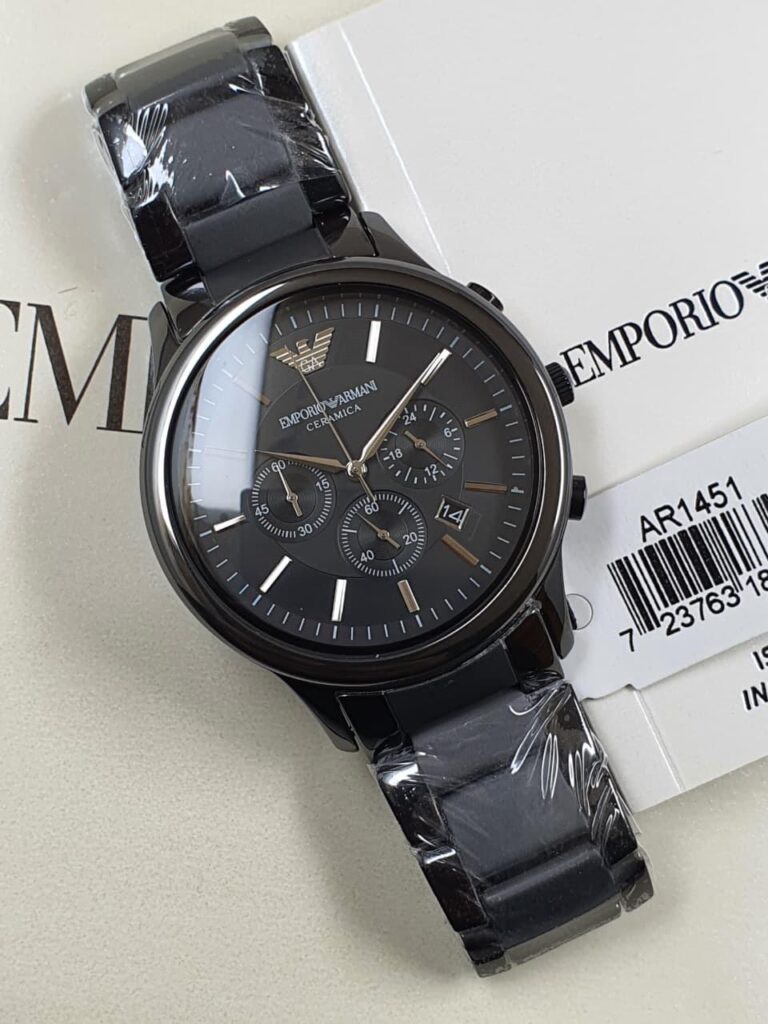 Emporio Armani AR1451 Black Ceramic Watch