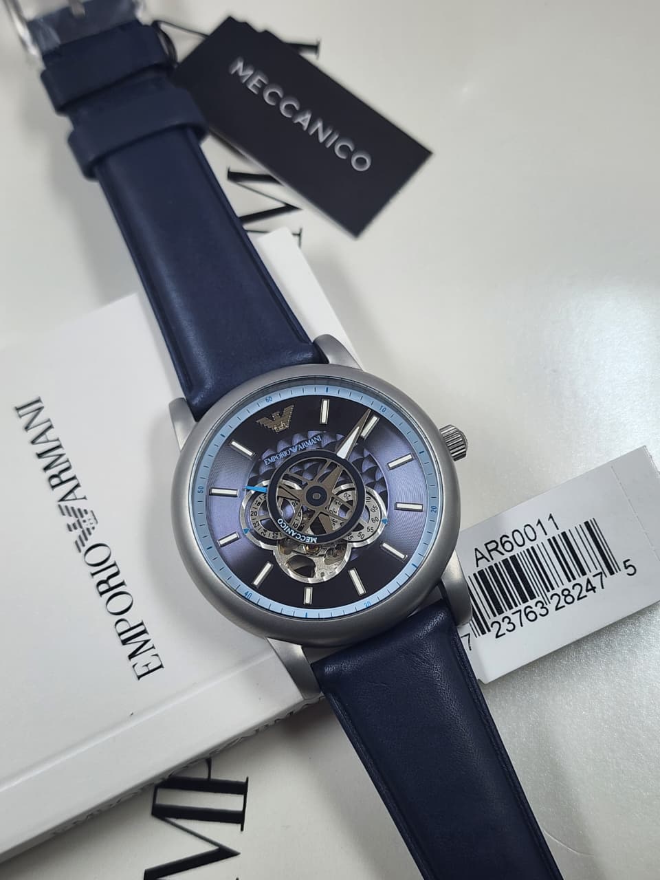 Emporio Armani AR60011 Blue Dial Men Watch Emporio Armani AR60011 Blue Dial Men Watch