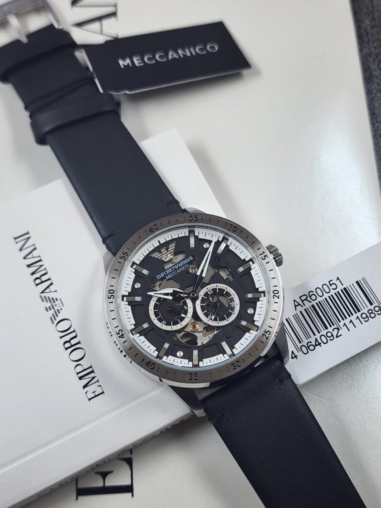 Emporio Armani AR60051 Skeleton Watch for Men