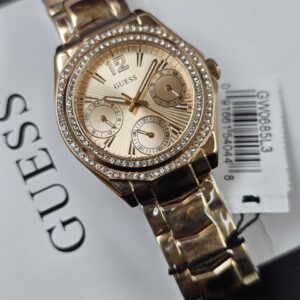 Guess Solstice Silver Dial Ladies Watch GW0403L1