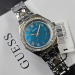 Guess Desire Silver Blue Dial GW0770L1 Ladies Watch