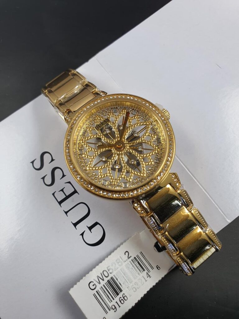 Guess Lily Gold Dial Ladies Watch GW0528L2