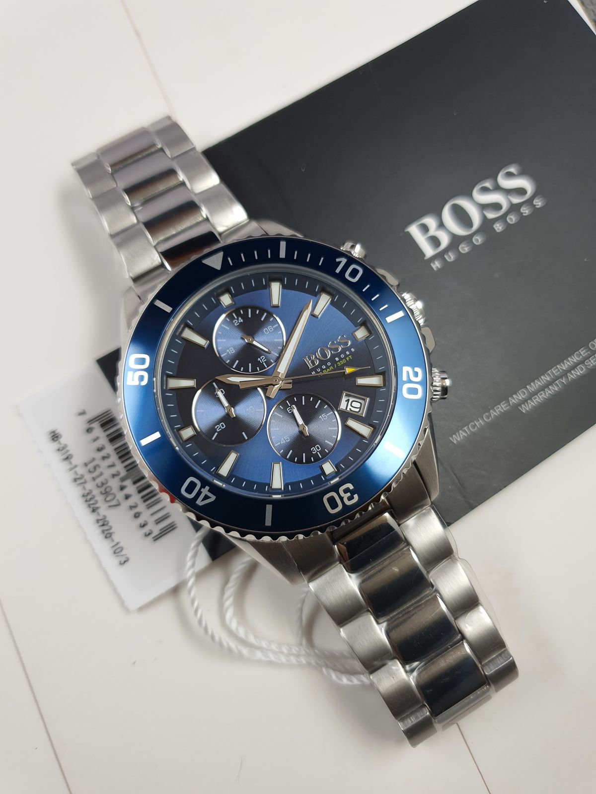 Hugo Boss Blue Dial 44mm Watch 1513704 Hugo Boss Blue Dial 44mm Watch 1513704