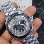 Michael Kors MKO1103 Men’s Silver Quartz Watch