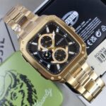 Fossil Inscription Multifunction Gold Tone Stainless Steel Watch BQ2656
