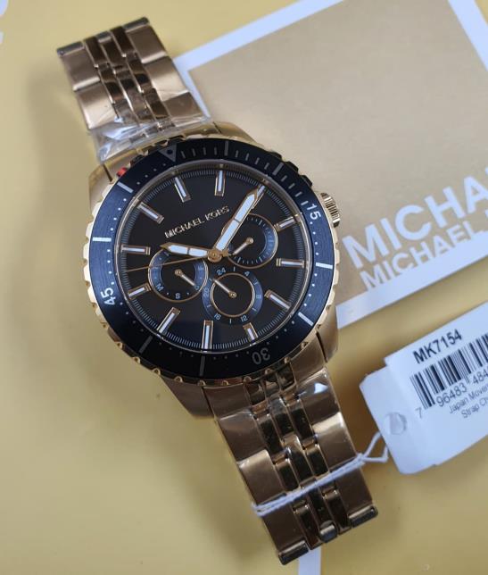 12 Michael Kors Cunningham Multifunction Quartz Men’s Watch MK7154 - Image 1