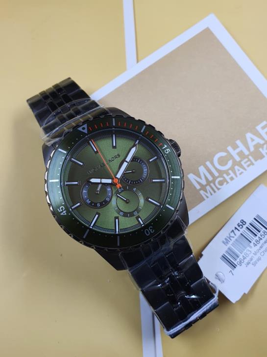 13 Michael Kors Oversized Cunningham Multifunction Quartz Men’s Watch MK7158 - Image 1