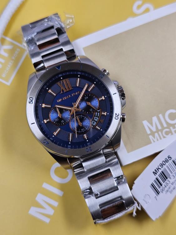 22 Michael Kors Brecken Chronograph Two-Tone Men’s Watch MK9065 - Image 1
