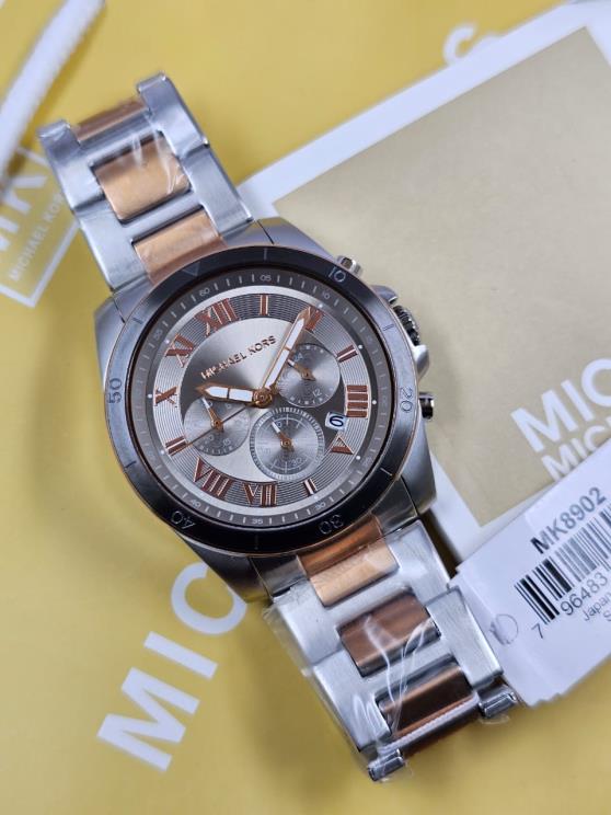 23 Michael Kors Alek Chronograph Two-Tone Men’s Watch MK8902 - Image 1