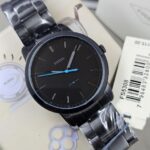 Fossil FS5308 The Minimalist Slim Three Hand Black Stainless Steel Watch