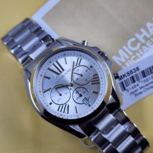 Michael Kors Bradshaw Chronograph Silver-Tone Women’s Watch MK5535