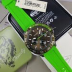 Fossil Bannon Multifunction Green Silicone  Watch BQ2501