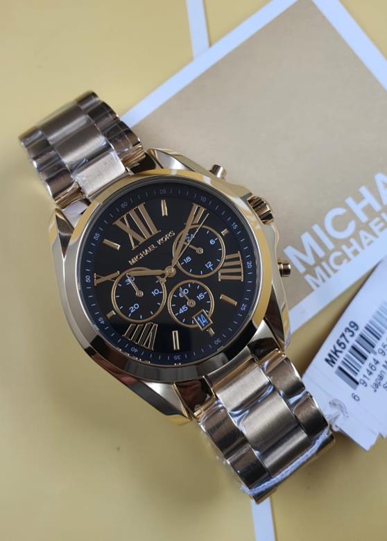 9 Michael Kors Bradshaw Chronograph Quartz Women’s Watch MK5739 - Image 1