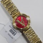 Versace Virtus Mini Duo Quartz Red Dial  Stainless Steel Watch VET300321