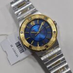 Versace Greca Logo Quartz Blue Dial  Stainless Steel Watch VEVH01120