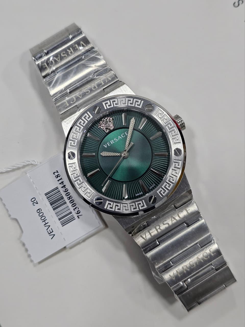 WhatsApp Image 2026-04-16 at 8.54.26 PM Versace Greca Logo Quartz Silver Dial Stainless Steel Watch VEVH00920 - Image 1