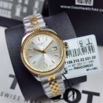 Tissot T-Classic Ballade Quartz 34mm Silver Dial  Two-Tone T156.210.22.031.00