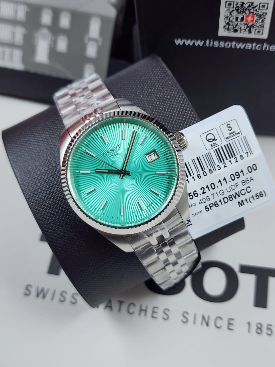 WhatsApp Image 2026-04-16 at 8.54.29 PM (2) Tissot T-Classic Ballade Quartz 34mm Green Dial T156.210.11.091.00 - Image 1