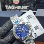 TAG Heuer Formula 1 Chronograph Quartz Blue Dial Stainless Steel Men's Watch  43mm