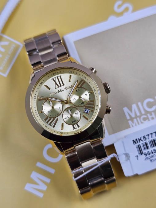 0 Michael Kors Bradshaw Chronograph Rose Gold-Tone Women's Watch MK5777 - Image 1