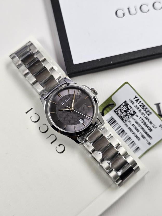 1 Gucci G-Timeless 27mm Anthracite Dial Women's Watch YA126522 - Image 1