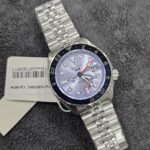 Seiko 5 Sports GMT Automatic Blueberry Dial Stainless Steel Watch SSK029K1
