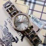 Burberry "The City" Champagne Dial Gold Plated Watch