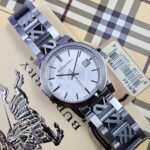 Burberry "The City" Silver Dial Stainless  Steel Watch