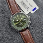 Seiko Prospex Alpinist Automatic Green Dial Leather Strap Watch SPB121J1