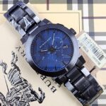 Burberry The City Chronograph Blue Dial  Watch