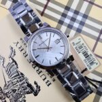Burberry "The City" Silver Dial Stainless  Steel Watch