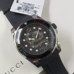 Gucci Dive Kingsnake Rubber Strap Men's Watch YA136217