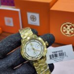 Tory Burch Reva Gold-Tone Multifunction Ladies Watch - TBW1032