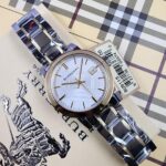 Burberry "The City" Two-Tone Silver Dial  Watch