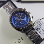 Gucci G-Timeless Chronograph Blue Dial Stainless Steel Men's Watch YA142317