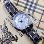 Burberry "The City" Diamond Accent  Mother of Pearl Watch