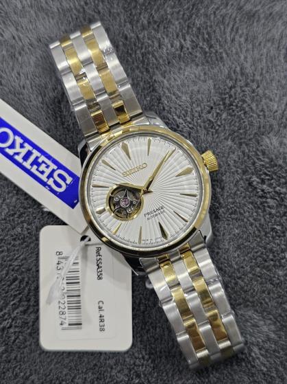 15 Seiko Presage Cocktail Time Open Heart Automatic Watch SSA358J1 - Image 1