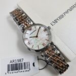 Emporio Armani Gianni T-Bar Two-Tone Stainless Steel Watch