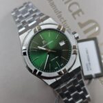 Maurice Lacroix AIKON Quartz Green Sunray Dial Stainless Steel Watch