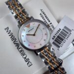 Emporio Armani Classic Two-Tone Mother of Pearl Stainless Steel Watch
