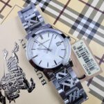 Burberry The City Stainless Steel Silver  Dial Swiss Quartz Watch