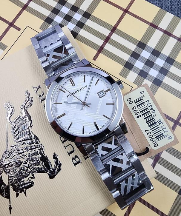 16 Burberry The City Stainless Steel Silver Dial Swiss Quartz Watch - Image 1