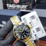 TAG Heuer Formula 1 Date Quartz Black Dial Two-Tone Stainless Steel & Yellow  Gold Men's Watch
