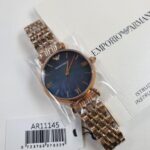 Emporio Armani Gianni T-Bar Two-Hand Stainless Steel Watch