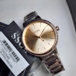 Boss Signature Rose Gold Dial Women's Watch