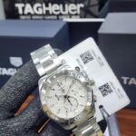 TAG Heuer Aquaracer 300M Quartz Chronograph Silver Dial Stainless Steel  Men's Watch