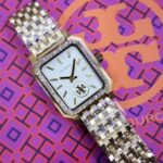 Tory Burch Robinson Crystal Gold-Tone Stainless Steel Women's Watch –  TBW1513