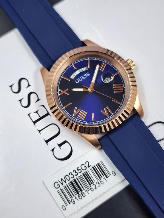 2 GUESS Connoisseur Day-Date Men's Watch - Image 1