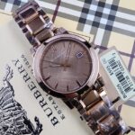 Burberry The City Chocolate Brown Dial  Rose Gold Stainless Steel Swiss Quartz  Watch
